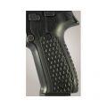 Sig P226 Grips Chain Link G-10 Solid Black