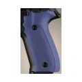 Sig P228/P229 Grips Checkered Aluminum Matte Blue Anodized