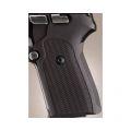 Sig P239 Grips Checkered Aluminum Matte Black Anodized