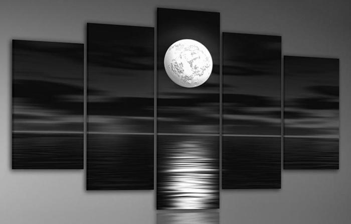 Silent Moon Wall Canvas