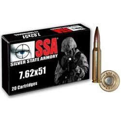 Silver State Armory 7.62x51 NATO 168Gr Open Tip Match 20 Rounds
