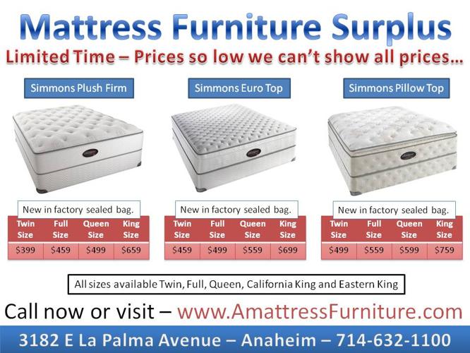 Simmons Beautyrest mattress sets available for purchase at low prices