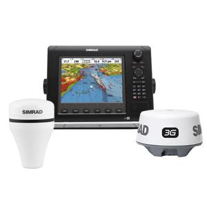 Simrad NSE8 Navigational Pack w/NSE8 3G Radar & GS15 GPS Antenna (.