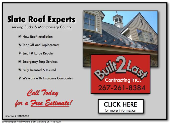 Slate Roofing Contractor - Repairs & Installation / Cheltenham / Morrisville / Newtown