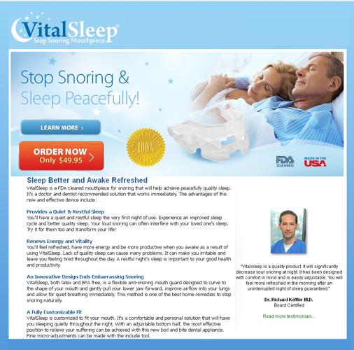 Snoring Mouthpiece and Anti Snoring Mouthguard by VitalSleep