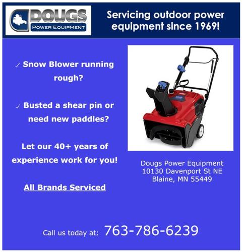 Snow Blower Service & Repair - Blaine