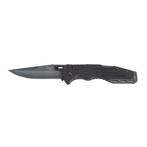 SOG Knives FF11-CP Salute - Black - Clam Pack