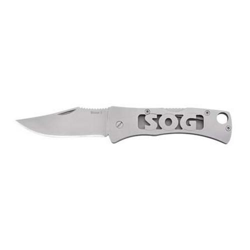 SOG Knives FF93-CP Micron 2.0 - Bead Blasted Clip Point -CP