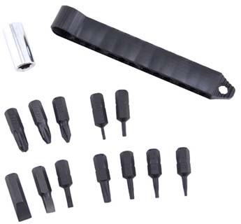 SOG Knives HXB-01 Hex Bit Accessory Kit - Clam Pack