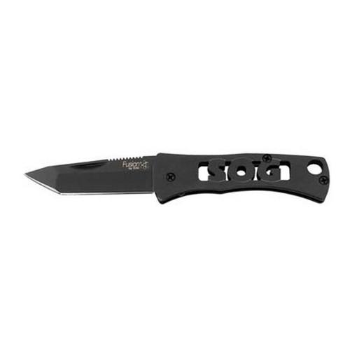 SOG Knives MICRON-CP Micron - Black Tanto - Clam Pack