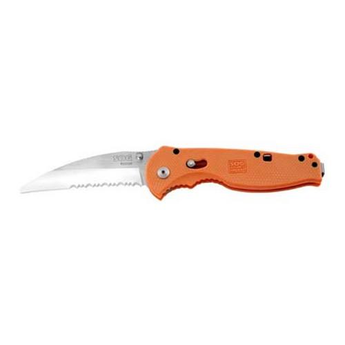 SOG Knives OFSA6-CP Flash Rescue - Orange Handle - Clam Pack