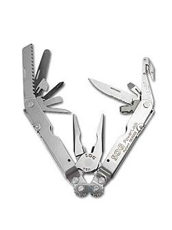 SOG Powerlock Multi Tool Stainless Combo With V-Cutter Pocket Clip .