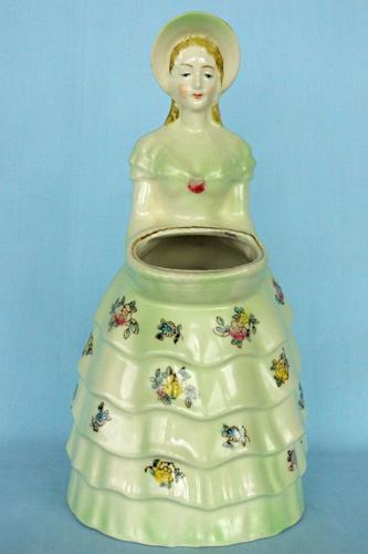 Southern Belle Figural Vase Marked Japan