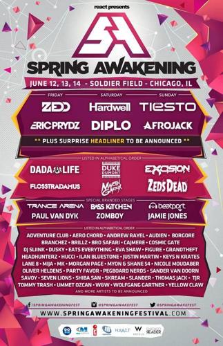 Special Discounted 3Day GA Spring Awakening Tickets Only 198!