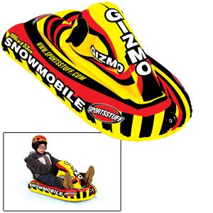 SportsStuff Gizmo Snowmobile 1 Person Snow Tube (30-1202)