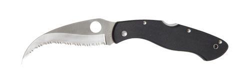 Spyderco Civilian Folding Knife Stainless SpyderEdge S Blade/Oval T.