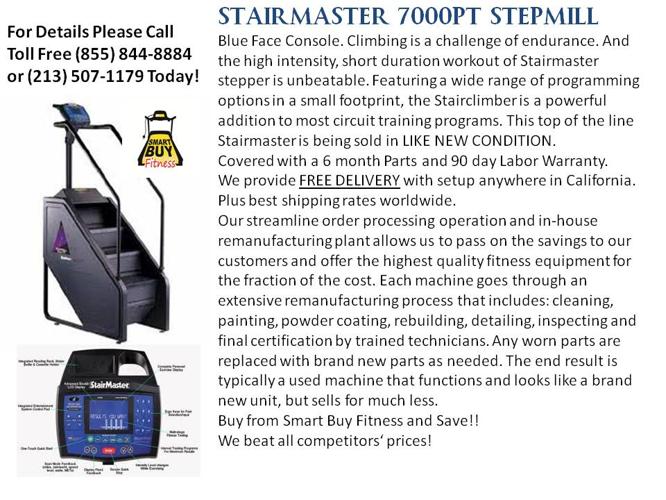 StairMaster Stepmill 7000PT Blue Console - Fully Remanufactured - Great Workout