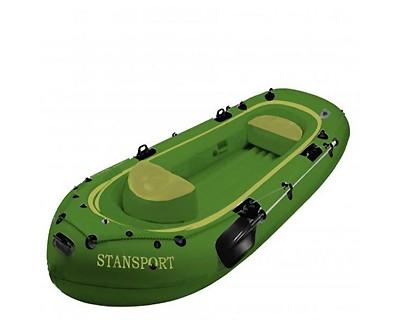 Stansport 421-15 Fisherman-9 4-Man Infl-Boat Grn