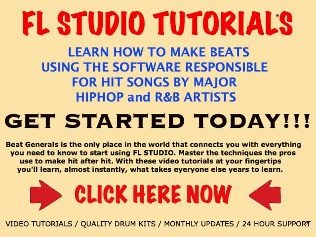 start today!!! FL STUDIO 10 tutorials + drum kits