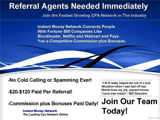 Start today, Get paid today!!