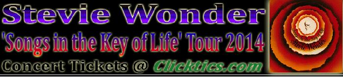 Stevie Wonder Concert Tickets Songs in the Key of Life Tour Las Vegas, NV Nov. 29, 2014