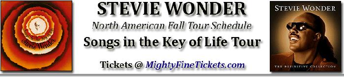 Stevie Wonder Tour Concert in Seattle Tickets 2014 at The Key Arena