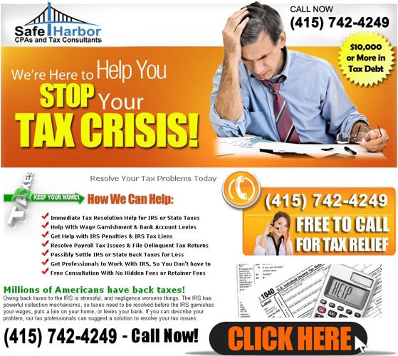 STOP Your TAX CRISIS! Professional CPA Firm
