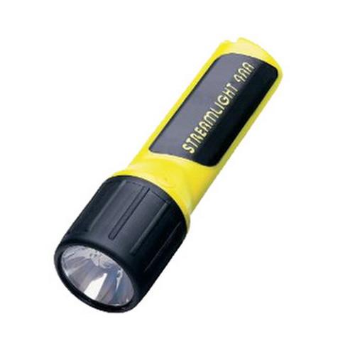 Streamlight 4AA with alkaline batteries in box.Yellow 68251