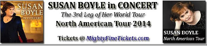 Susan Boyle Tour Concert San Jose Tickets 2014 Center For Performing Arts