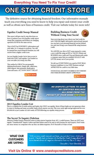 SWEEP your Credit Files, Post Tradelines and Fund in 45 Days