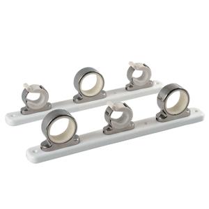 TACO 3-Rod Hanger w/Poly Rack - Polished Stainless Steel (F16-2753-1)