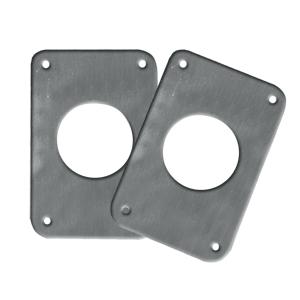 TACO Backing Plates f/Grand Slam Outriggers - Anodized Aluminum (BP.