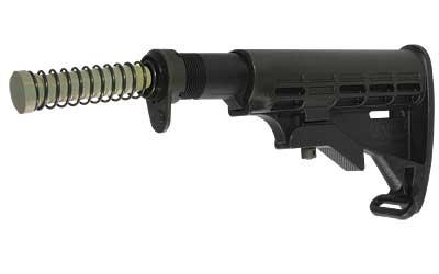 Tapco Inc. Stock Black 6 Position with Buffer/Spring AR-15 STK0916.
