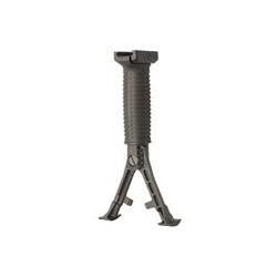 Tapco Intrafuse Picatinny Vertical Grip and Bipod with Case Black