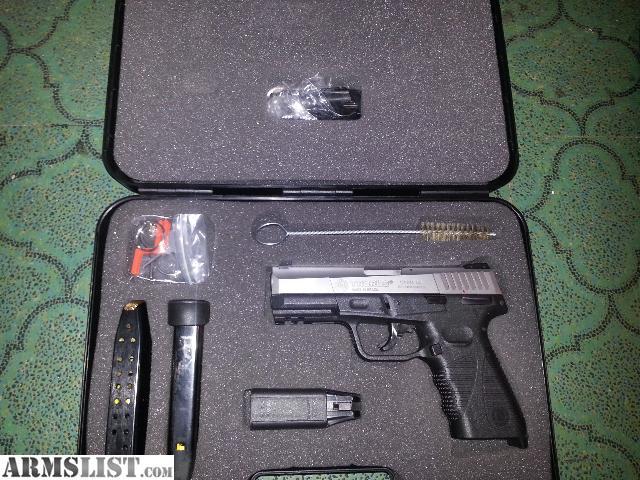 Taurus 24/7 G2 9mm two tone 425.00 will trade for another 9mm