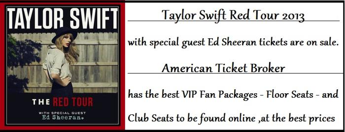 Taylor Swift Concert Tickets VIP Packages - Floor Seats - Club Seats - Hotel Packages - Best Prices