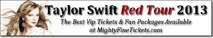 Taylor Swift Red Tour 2013 Concert Tickets On Sale Floor Field Tickets