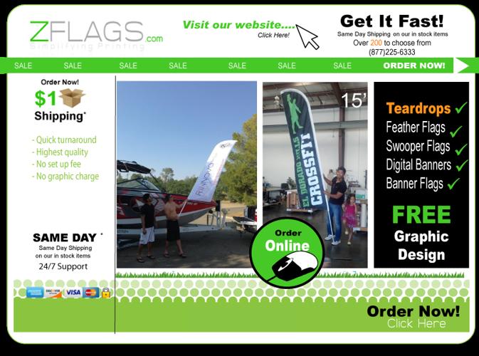 Teardrop Flags / Feather Flags / Tear Drop Flags - Jackson, Mississippi | ON SALE!