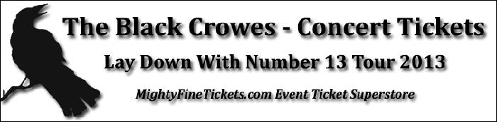 The Black Crowes Tour Concert Orlando, FL May 1, 2013 Best VIP Tickets