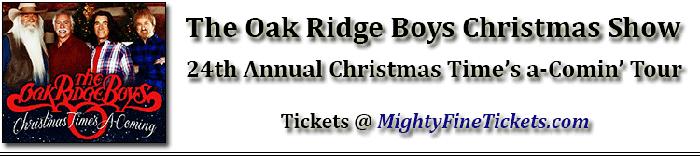 The Oak Ridge Boys Christmas Show 2013 Concert Tickets & Tour Dates