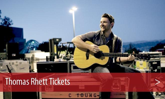 Thomas Rhett Greenville Tickets Concert - Bi-lo Center, SC