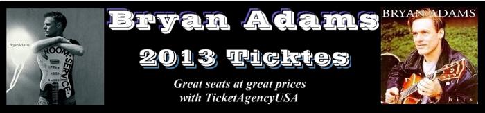 Tickets For Bryan Adams Sovereign PAC Reading, PA November 24 2013