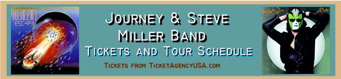 Tickets For Journey & Steve Miller Band Burgettstown, PA June 27 2014