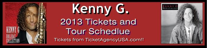Tickets For Kenny G. Beau Rivage Theatre Biloxi, MS November 8 2013