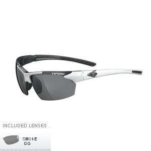 Tifosi Jet Single Lens Sunglasses - White/Gunmetal (210405870)