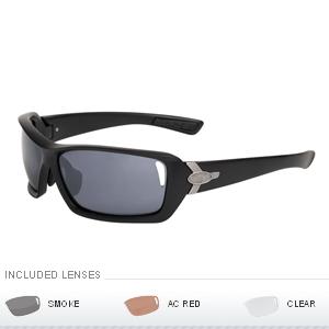 Tifosi Mast Interchangeable Lens Sunglasses - Matte Black (20100101)