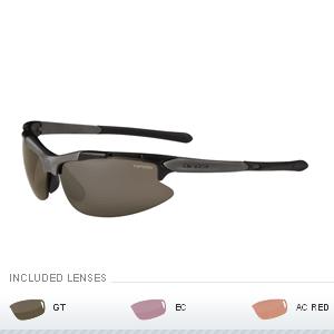 Tifosi Pavé Golf Interchangeable Lens Sunglasses - Matte Black.
