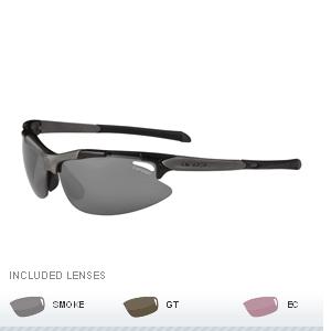 Tifosi Pavé Golf Interchangeable Sunglasses - Matte Black (130.