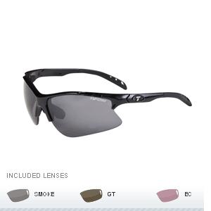 Tifosi Roubaix Golf Interchangeable Sunglasses - Gloss Black (27020.