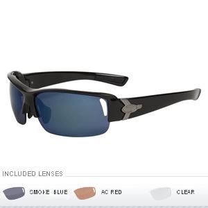 Tifosi Slope Interchangeable Lens Sunglasses - Gloss Black (30100204)
